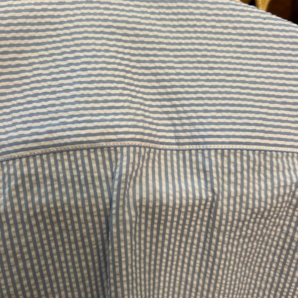 Paul & Shark Light Blue Striped Dress Shirt - Picture 4 of 8